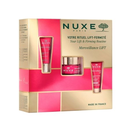 Set Nuxe Merveillance Lift, Crema de zi 50 ml Crema de ochi 15 ml Crema de noapte 15 ml