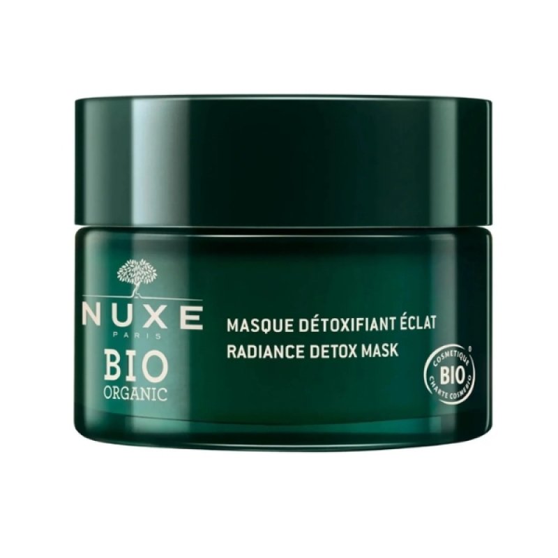 Nuxe Bio Organic, Masca crema detox pentru fata, 50 ml