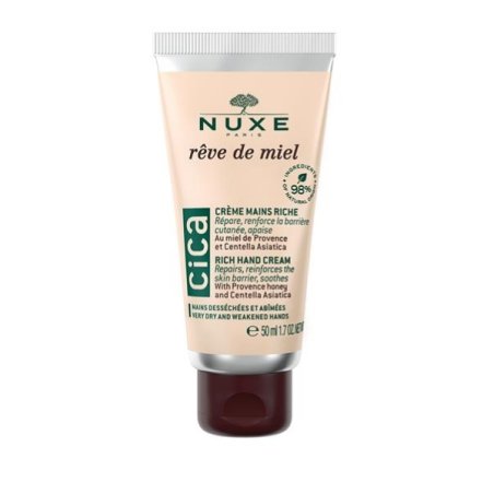 Nuxe Reve de Miel Cica, Crema hidratanta pentru maini, 50 ml