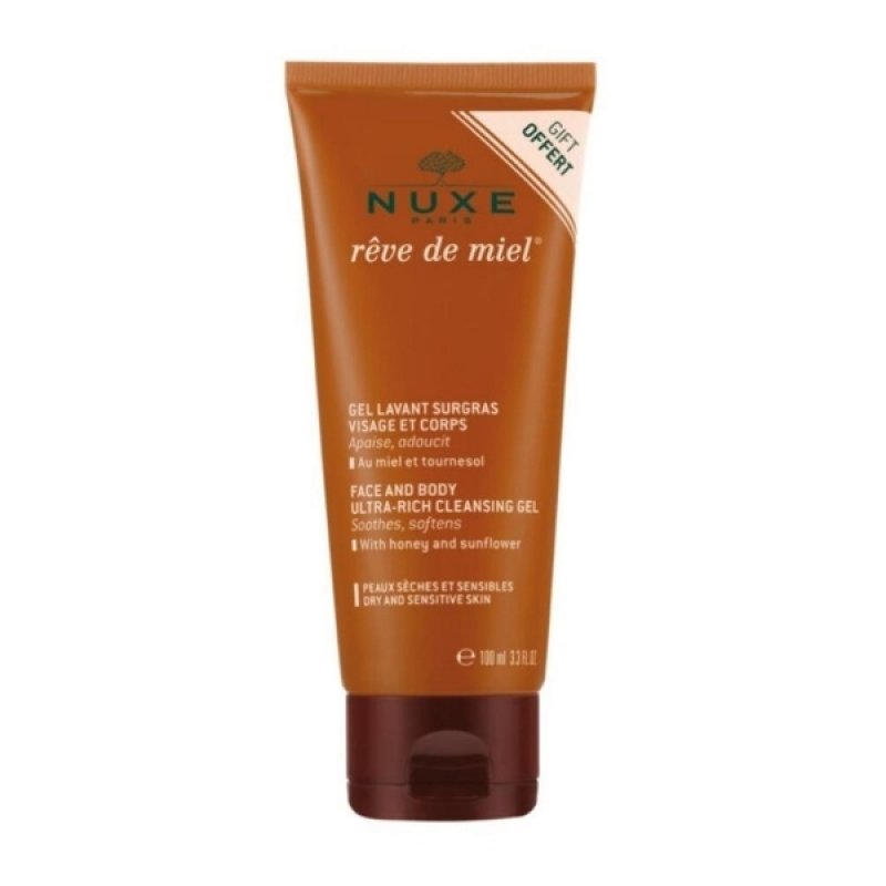 Nuxe Reve de Miel Ultra Rich, Gel de curatare pentru fata, 100 ml
