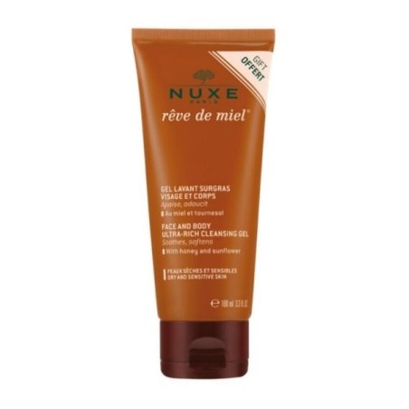 Nuxe Reve de Miel Ultra Rich, Gel de curatare pentru fata, 100 ml