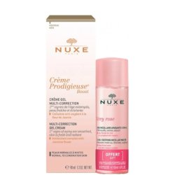 Set Nuxe Very Rose, Apa micelara pentru ten sensibil 50 ml Gel crema multi-corectoare pentru fata 40 ml