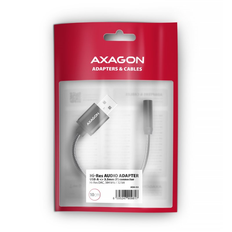 Axagon ADA-HA carte sons 2.0 canaux USB