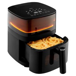 Heißluftfritteuse Life X10 MD11780 XL (schwarz, 1.500 Watt, Korb 5,0 Liter)