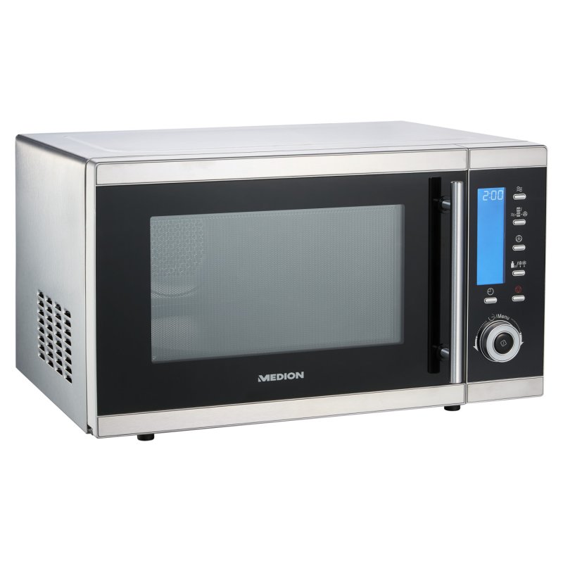 MEDION MD 15501 Black, Stainless steel Combination microwave Countertop 25 L 900 W