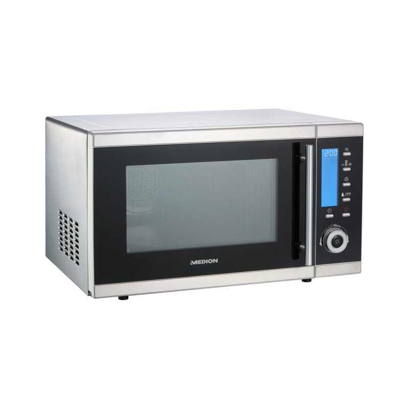 MEDION Micro-ondes Grill -four- 15501 - 25 L - Micro-Ondes 900 W - Grill 1100 W - Chaleur tournante 2500W / Max. 230°C