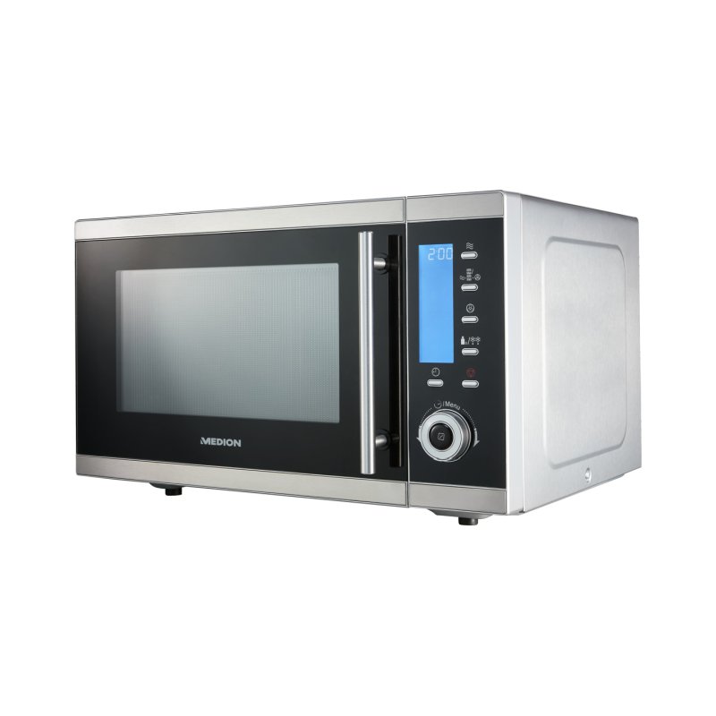 MEDION MD 15501 Black, Stainless steel Combination microwave Countertop 25 L 900 W