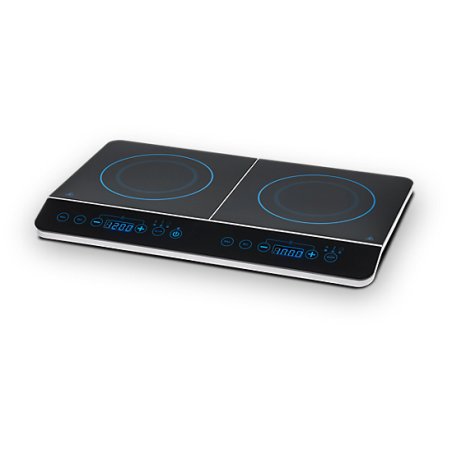 MEDION MD 15324 Black Countertop Zone induction hob 2 zone(s)
