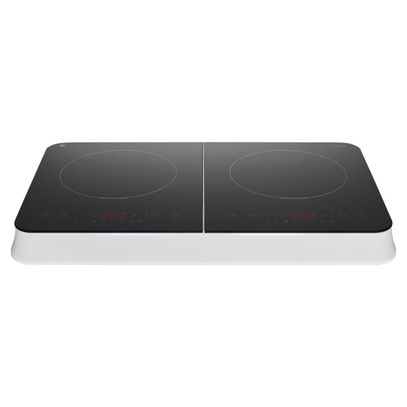 LIFE Doppel-Induktionskochplatte MD18493 (schwarz, 3.500 Watt, 2x Ø 20cm)