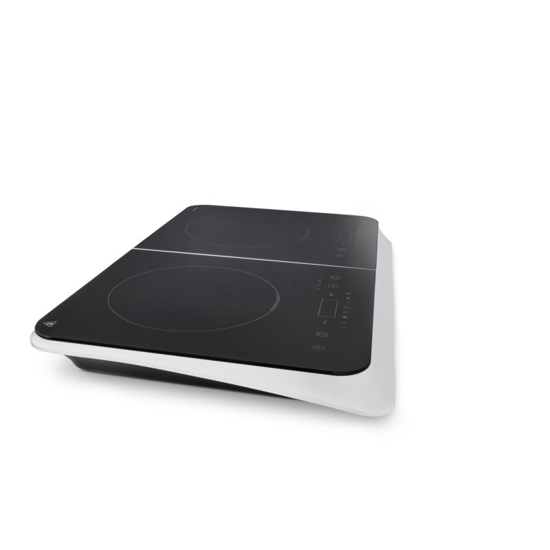 LIFE Doppel-Induktionskochplatte MD18493 (schwarz, 3.500 Watt, 2x Ø 20cm)