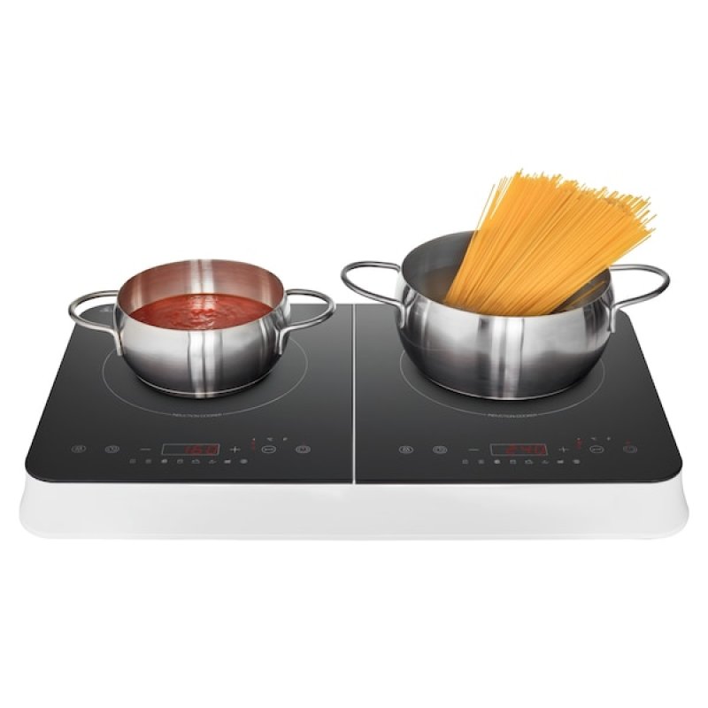 MEDION MD 18493 Black, White Countertop 60 cm Zone induction hob 2 zone(s)