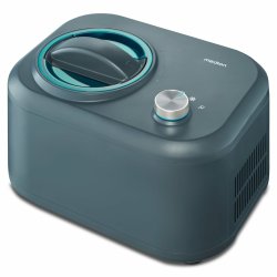LIFE Eismaschine MD 10169 (schwarz/edelstahl, für 1.00ml Eiscreme, 100 Watt)