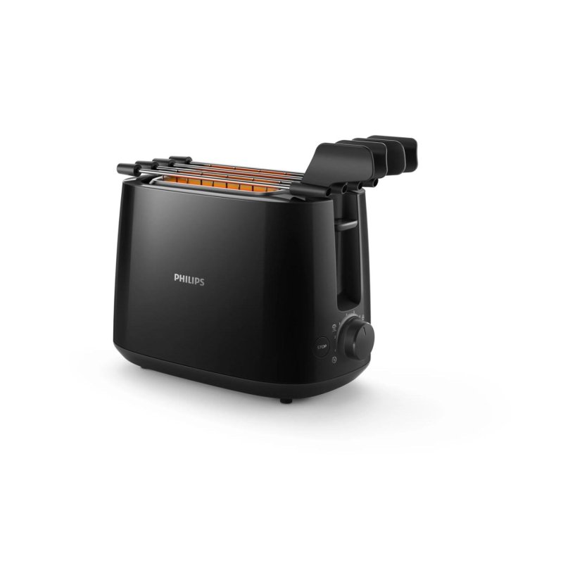 Philips Daily Collection HD2583/90 toaster 8 8 slice(s) 600 W Black