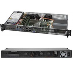 Server Supermicro Barebone SuperServer 1U Intel Atom C3958 (16C/16T) 2 GHz SYS-5019A-FN5T