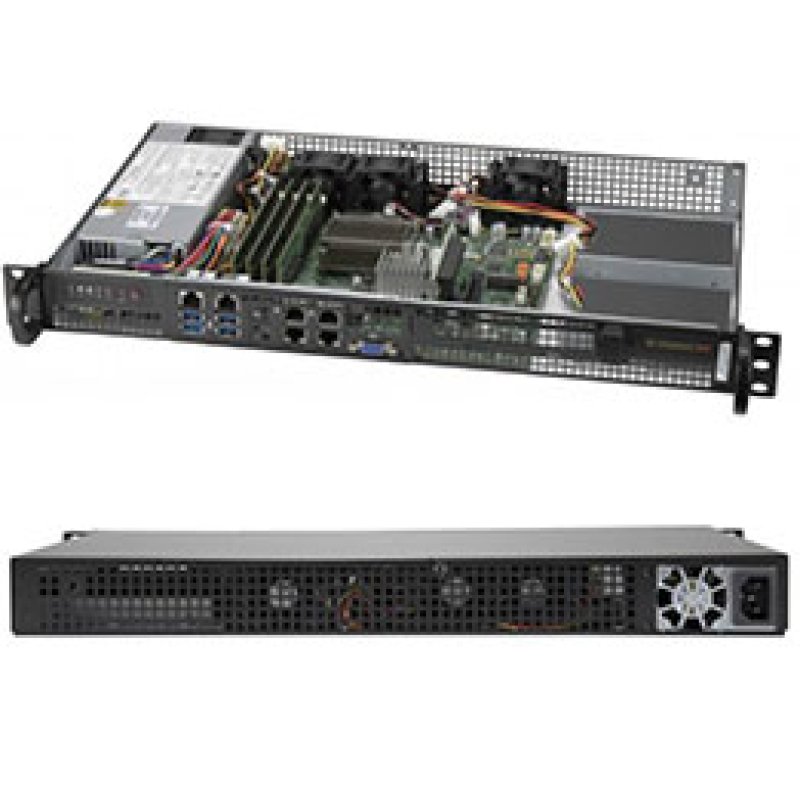 Supermicro 5019A-FN5T server Rack (1U) Intel Atom DDR4-SDRAM 200 W