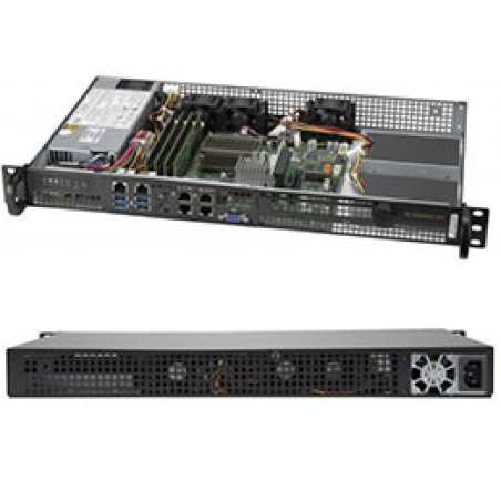 Supermicro 5019A-FN5T serveur Rack (1 U) Intel Atom DDR4-SDRAM 200 W