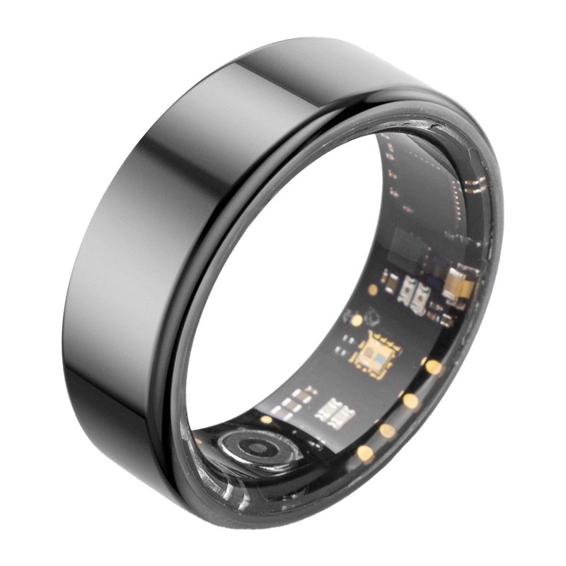 COLMI R02 Smart Ring, size 10, 19.8 mm (black) charging case