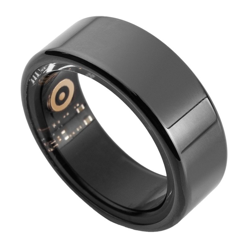 COLMI R02 Smart Ring, size 8, 18.1 mm (black) charging case