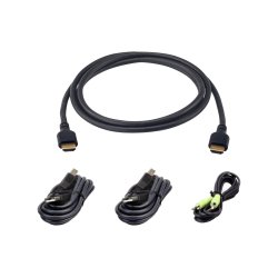 ATEN Kit de câbles KVM sécurisés HDMI ultra haut débit USB de 1,8 m