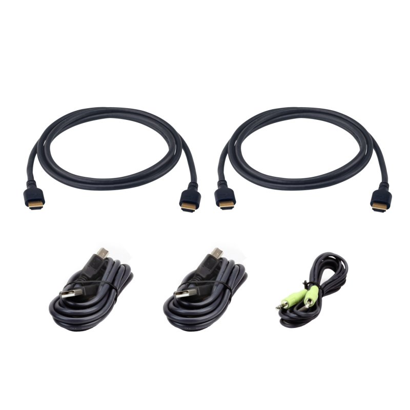 ATEN 2L-7D02UH21X5 KIT SECURE KVM CABLE ECRAN DOUBLE HDMI UHD 1,8M
