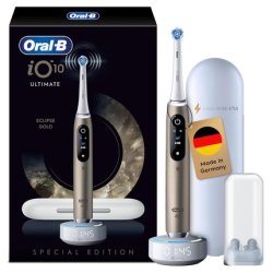Oral-B iO Series 10 , Elektrische Zahnbürste (gold/schwarz, Eclipse Gold)
