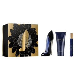 Carolina Herrera Good Girl Perfume Set - 80ml Spray, 10ml Spray, 100ml Body Lotion