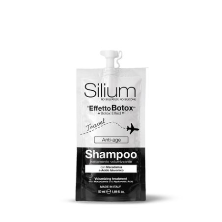 Silium Cosmetici Antiage Shampoo With Hyaluronic Acid & Macadamia Oil 50 Ml Travel Size