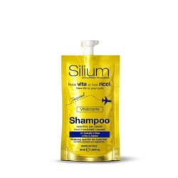 Silium Cosmetici Curly Hair Shampoo With Rice Extract & Jojoba Oil 50 Ml Travel Size