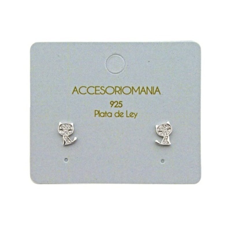 Accesoriomania 925 Silver Earrings Plus Model 7