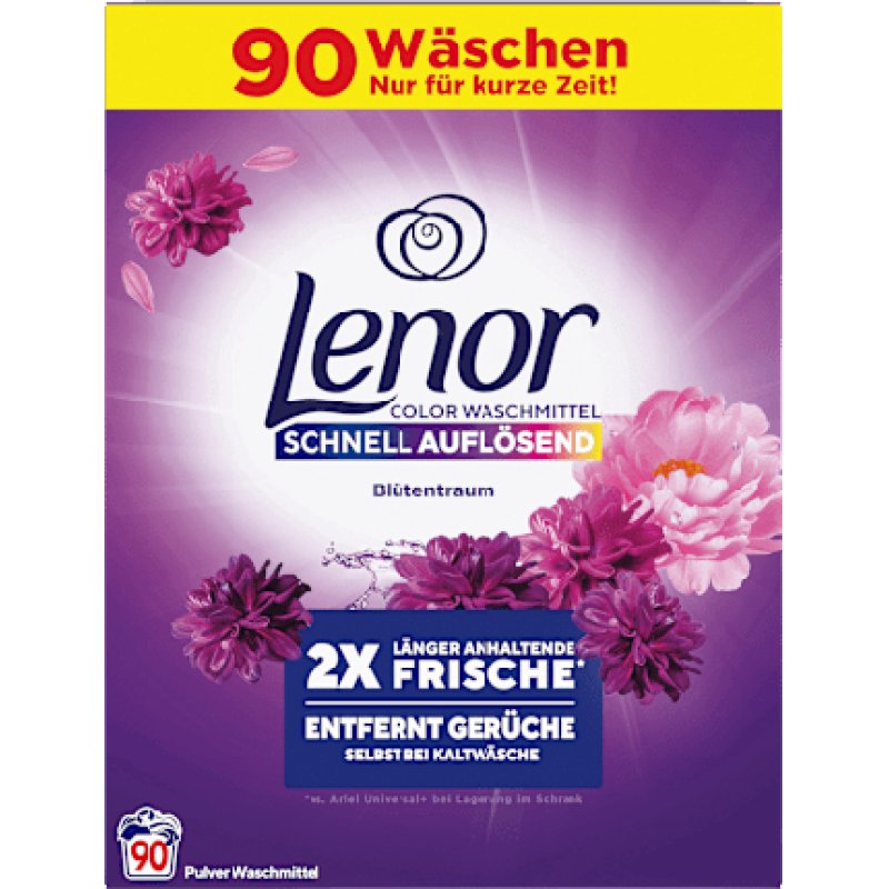 Lenor Color Laundry Detergent Powder Blossom Dream 90 Liter