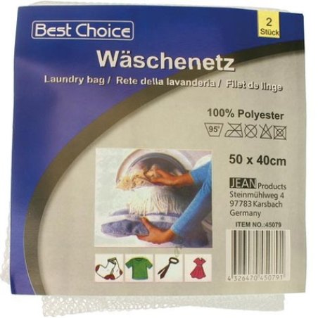 Best Choice Washing Net 2pcs Set Xl 40x50cm With Zipper