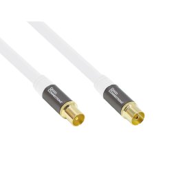 Alcasa GC-M2042 câble coaxial RG-6/U 1,5 m IEC/Koax Blanc