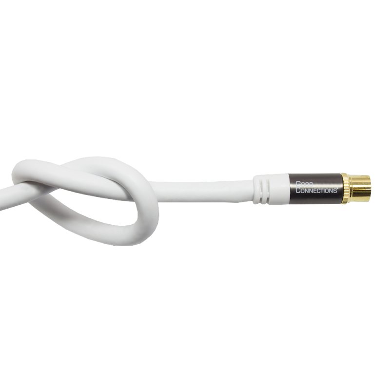 Alcasa GC-M2042 coaxial cable RG-6/U 1.5 m IEC/Koax White