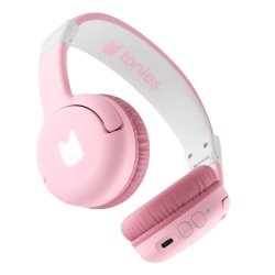 tonies 10003272 headphones/headset Wireless Head-band Music/Everyday USB Type-C Bluetooth Pink, White