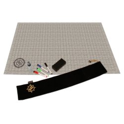 Enhance Tabletop Grid Mat Campaign Kit DnD beige