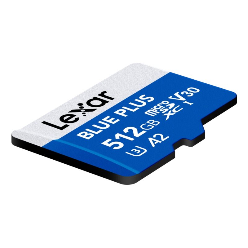 Carte mémoire Micro SD Lexar Blue PLus - 512Go