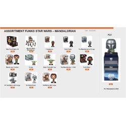 ASSORTIMENT FUNKO POP MANDALORIAN - 42 PCS