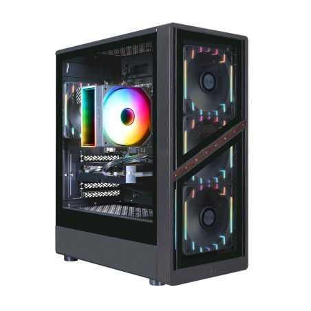 HYRICAN AERIS 8123 Gaming PC AMD Ryzen 7 5700X, 16GB RAM, 1TB M.2 SSD, AMD Radeon RX 9070 (16GB GDDR6), Windows 11 Home