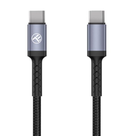 Tellur Type-C To Type-C cable 3A, 60W, 1m black