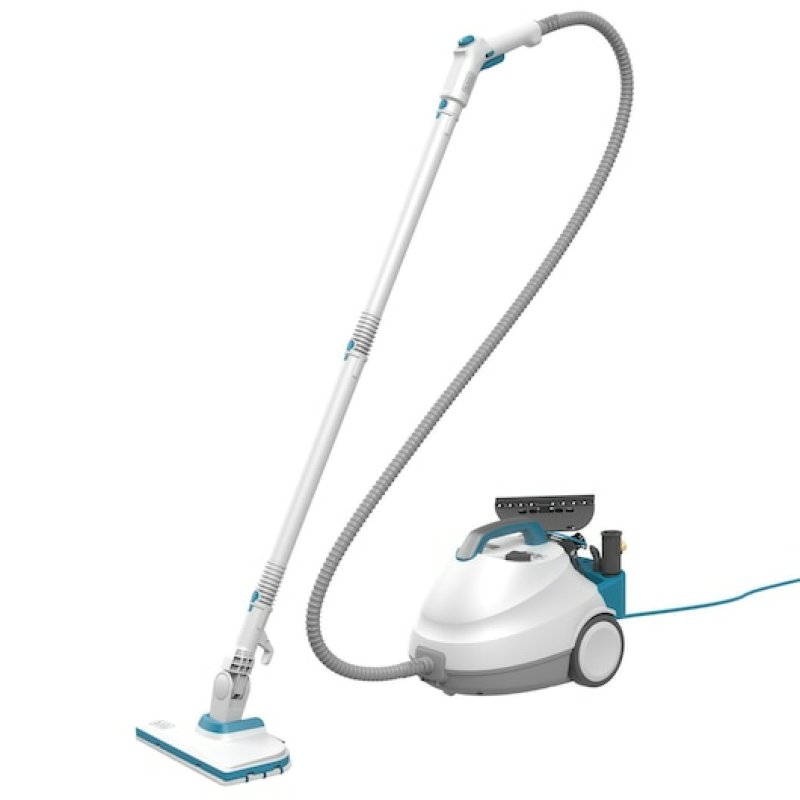 Black & Decker BHSMP2314-QS steam cleaner Cylinder steam cleaner 1.2 L 2300 W Blue White