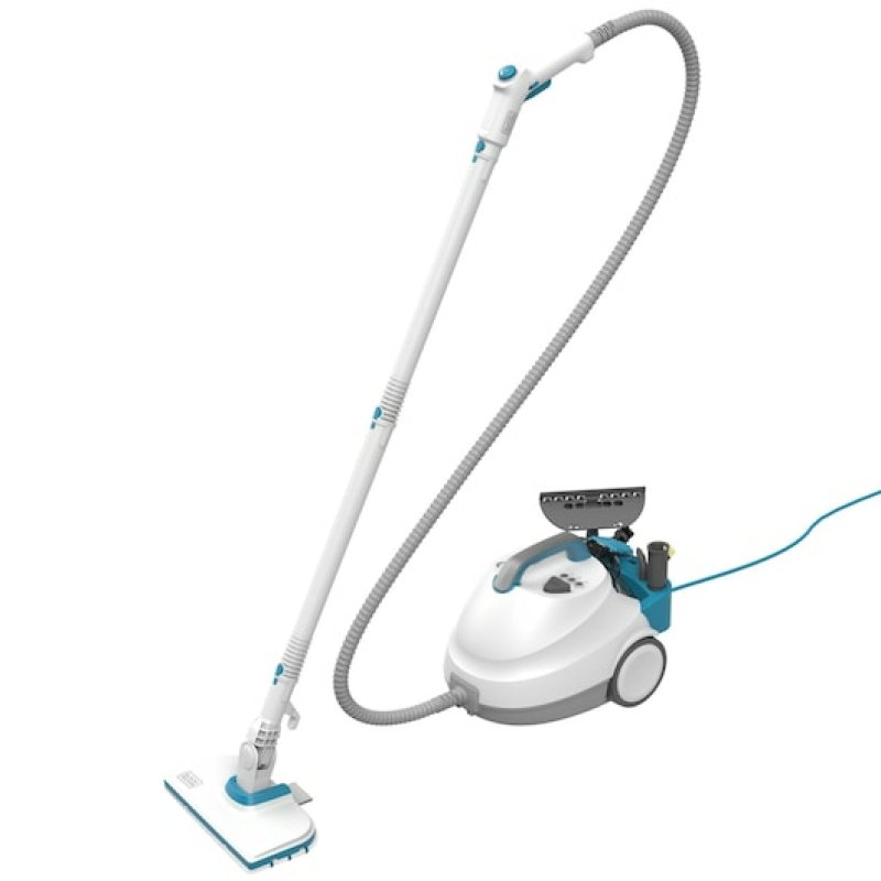 Black & Decker BHSMP2314-QS nettoyeur vapeur Nettoyeur vapeur traineau 1,2 L 2300 W Bleu, Blanc