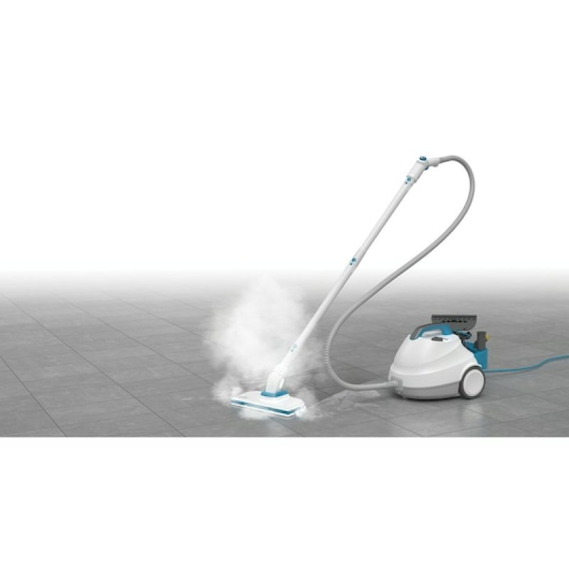 Black & Decker BHSMP2314-QS nettoyeur vapeur Nettoyeur vapeur traineau 1,2 L 2300 W Bleu, Blanc