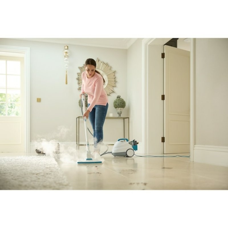 Black & Decker BHSMP2314-QS steam cleaner Cylinder steam cleaner 1.2 L 2300 W Blue White