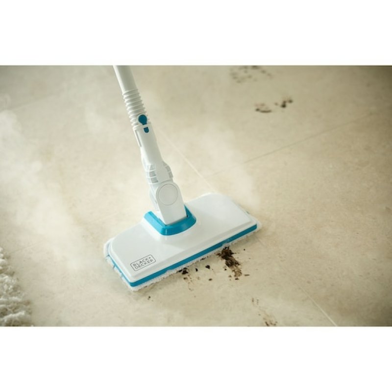 Black & Decker BHSMP2314-QS steam cleaner Cylinder steam cleaner 1.2 L 2300 W Blue White
