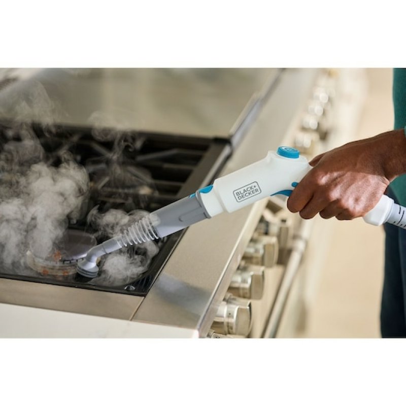 Black & Decker BHSMP2314-QS nettoyeur vapeur Nettoyeur vapeur traineau 1,2 L 2300 W Bleu, Blanc