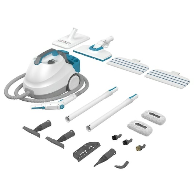 Black & Decker BHSMP2314-QS steam cleaner Cylinder steam cleaner 1.2 L 2300 W Blue White