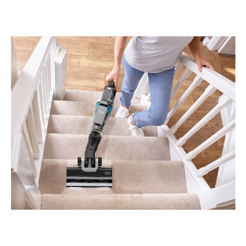 Black & Decker BSV520BRB-QW stick vacuum/electric broom Battery Dry Bagless 0.65 L Blue 2 Ah
