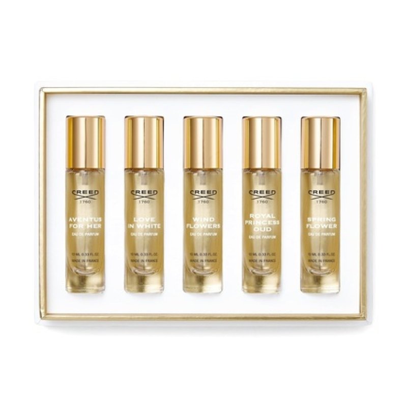 House of Creed Women's Holiday Gift Coffret Set with 5 Signature Perfumes