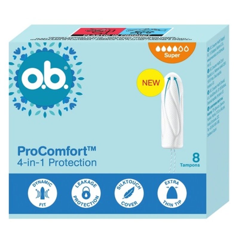 Ob Procomfort Tampons Super 8 Pieces