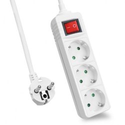 Helos 262792 power extension 5 m 3 AC outlet(s) Indoor White